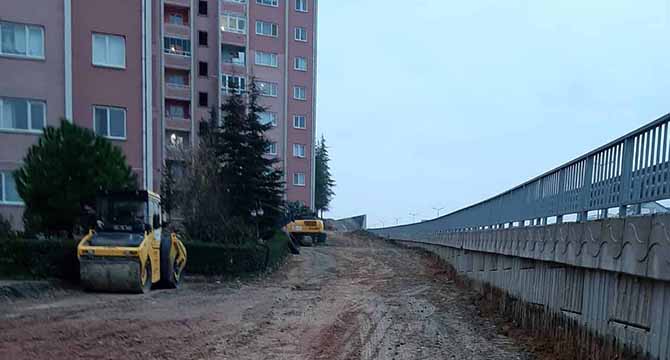 Tavşantepe TOKİ Konutları’na yeni asfalt yol