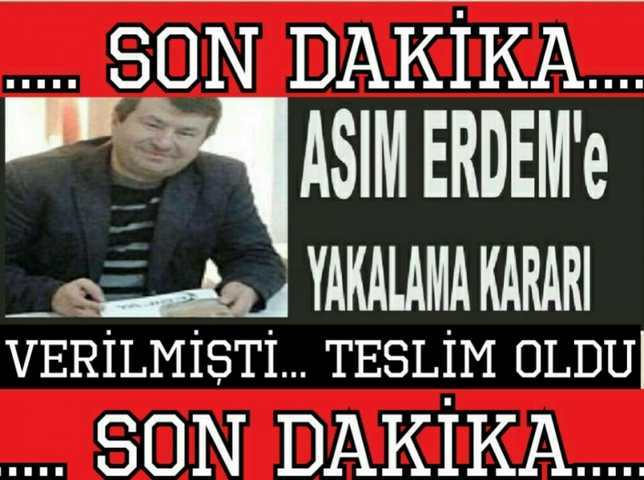 TESLİM OLDU