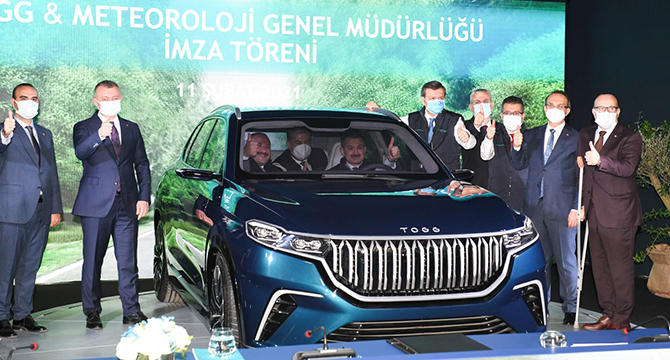 TOGG sensörleriyle veri toplayıp MGM'ye aktaracak