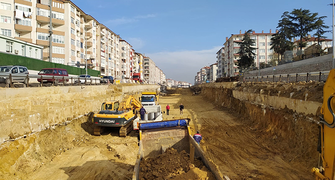 Tünel kazısına başlandı