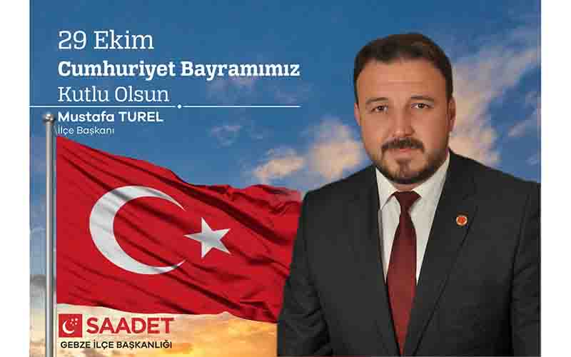 Türel 29 Ekim Cumhuriyet Bayramı'nı kutladı