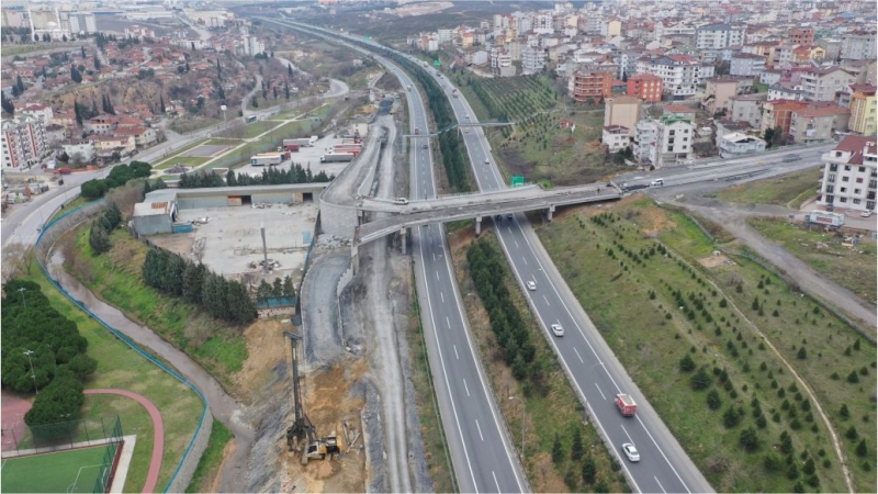 Tuzla Şifa – Çayırova bağlantı  köprüsünde imalatlara devam