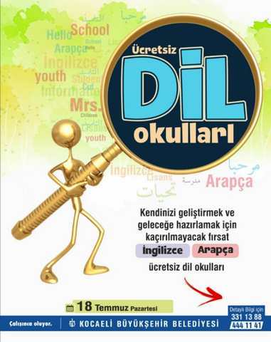 Ücretsiz Dil Okulları Başlıyor