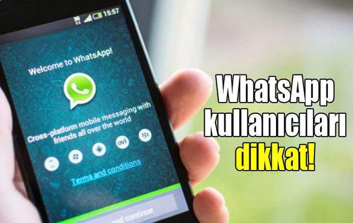 WhatsApp kullananlar dikkat!