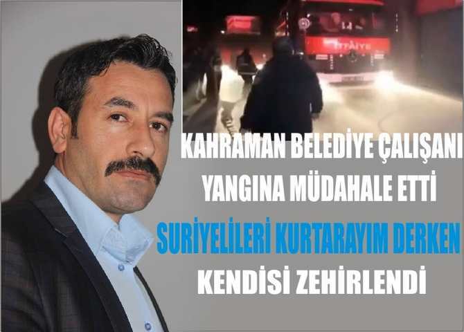 Yangında Zehirlendiler