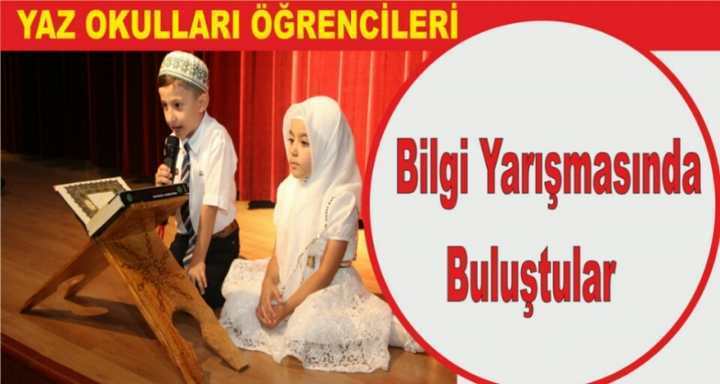 Yaz Okulları Öğrencileri Bilgi Yarışmasında Buluştu
