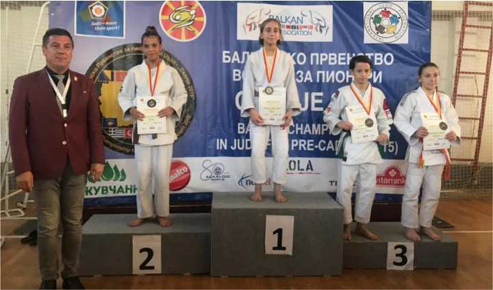 Yıldız judocular Balkanlardan 4 madalya ile döndü