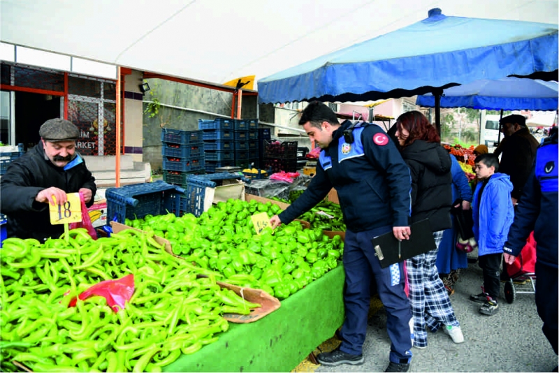 Zabıtadan pazar denetimi