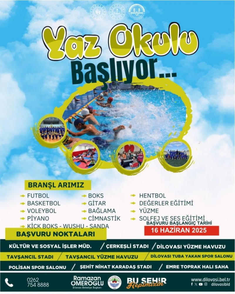 Çocuklara Dopdolu Bir Yaz