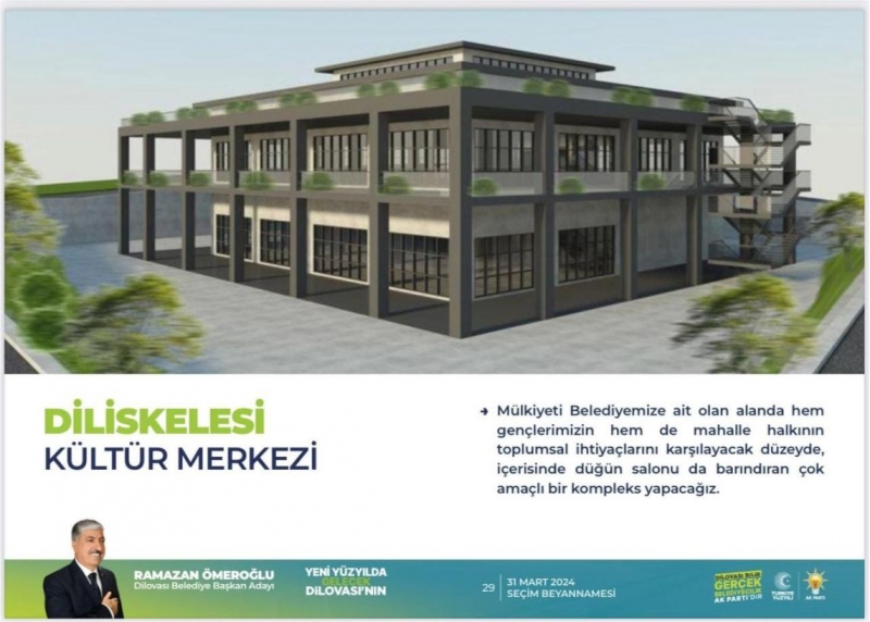 DİLİSKELESİ'NDE KÜLTÜR MERKEZİ İÇİN İLK ADIM ATILDI