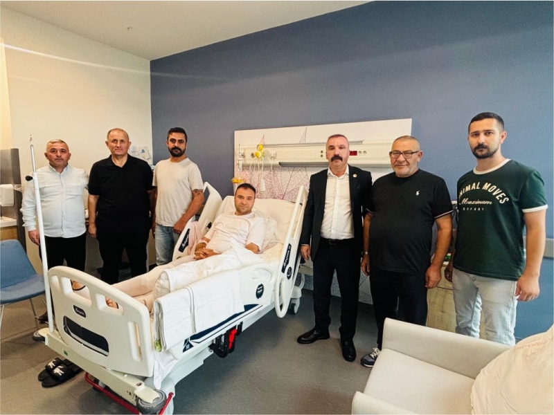 İl Başkanı Abdülkadir Özdemir’e Geçmiş Olsun Ziyareti