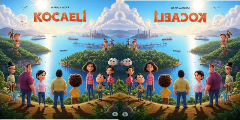 KOCAELİ İSMİ YAPAY ZEKA İLE RESİM HÂLİNE GELDİ 
