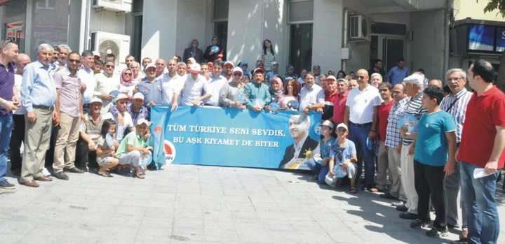 DARICA’DAN ERDOĞAN’A TAM DESTEK