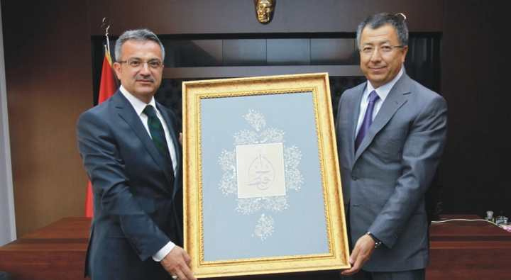 Kazakistan Elçisi Tüymebayev Köşker’in Konuğu