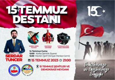 15 Temmuz’da meydanlarda olacak