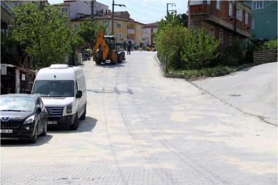 1800 METKEKARE KİLİTLİ PARKE TAŞI DÖŞENDİ