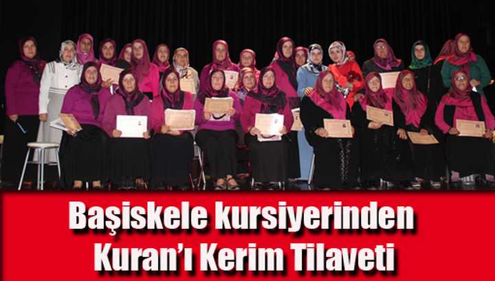 Başiskele kursiyerinden Kuran’ı Kerim Tilaveti