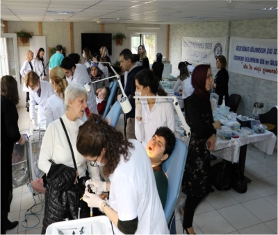 200 özel öğrenciye diş sağlığı taraması
