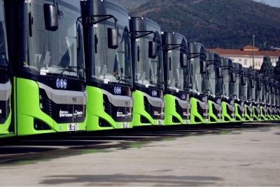 22 yeni otobüsü seferlere başladı