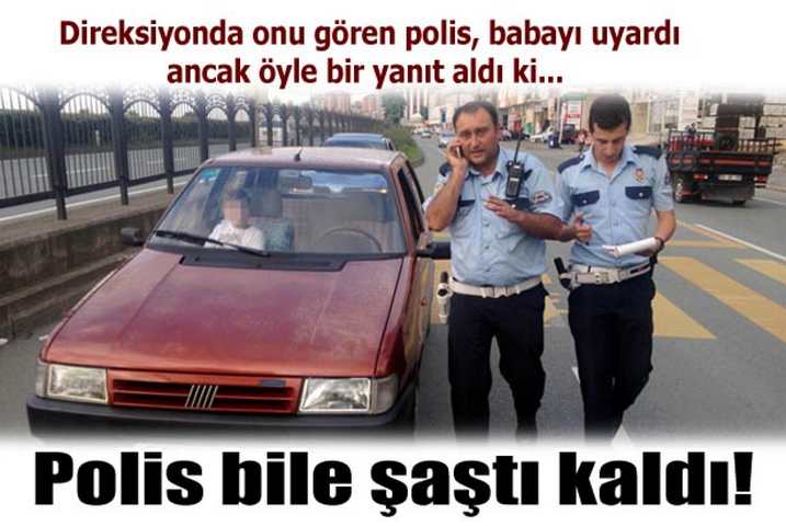 POLİS BİLE ŞAŞTI KALDI
