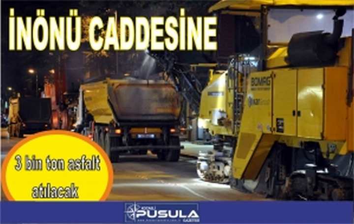 3 Bin Ton Asfalt Atılacak