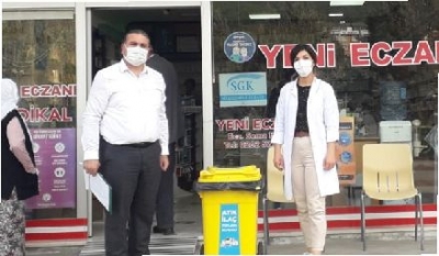 380 KG ATIK İLAÇ TOPLANDI