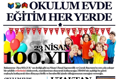 400 ÖĞRENCİ YAPTIKLARI UZAKTAN AKTİVİTELERLE ETKİLEŞİM KURUYOR