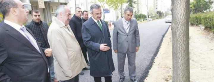 Mutlukent’e pırıl pırıl asfalt