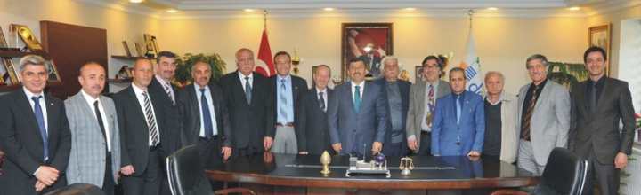 Muhtarlar Karabacak'ı Tebrik Etti