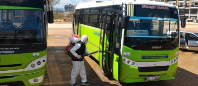 6 MİLYON METRE KARE ALAN DEZENFEKTE EDİLDİ