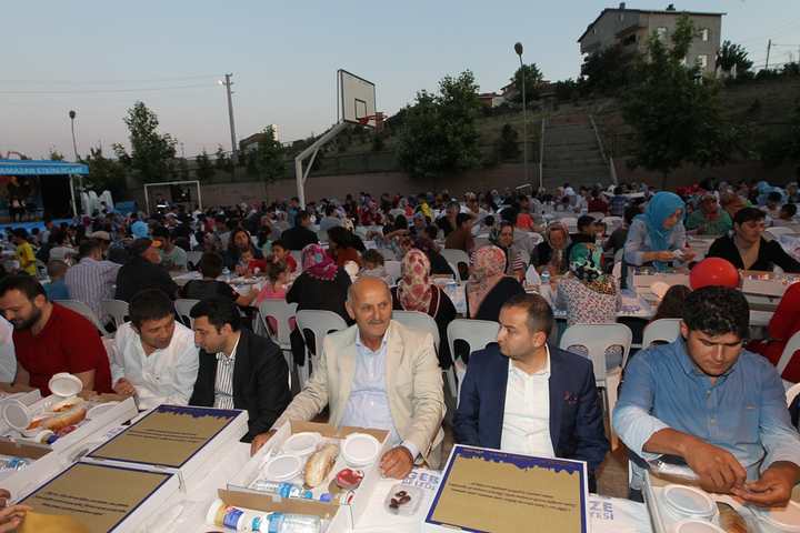 İftar sofrası Kirazpınar’da