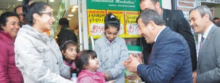 Karabacak Esnafla Buluştu