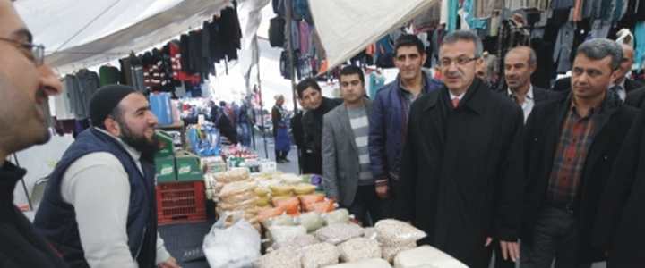 Köşker’den pazar denetimleri