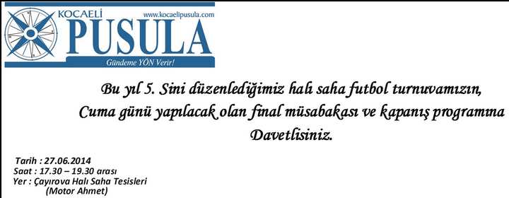 DAVETLİMİSSİNİZ