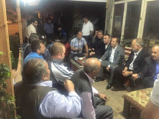 Başkan Toltar sahura kadar halkla birlikte