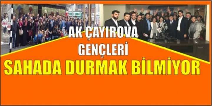 AK ÇAYIROVA GENÇLERİ SAHADA DURMAK BİLMİYOR