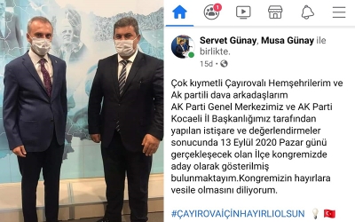 AK ÇAYIROVA’NIN ADAYI GÜNAY OLDU