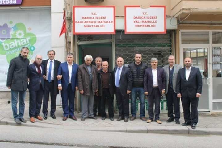 AK Darıca Muhtarlara Gitti