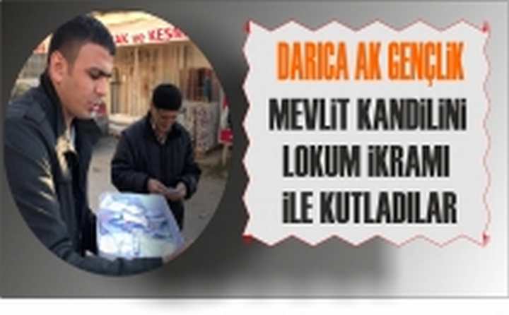 Ak Gençlik Lokum Dağıttı