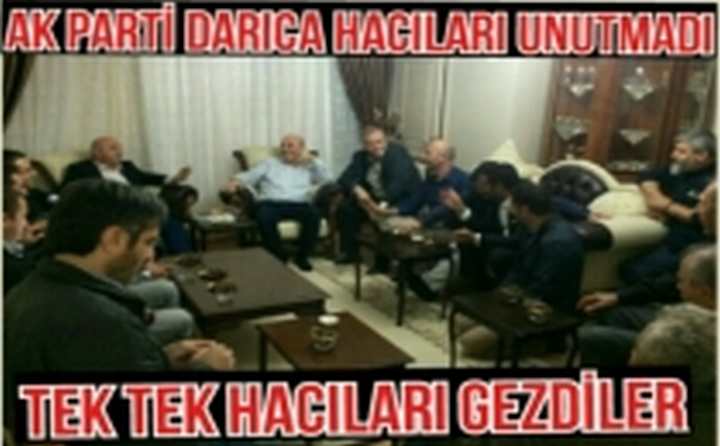 AK PARTİ DARICA HACILARI UNUTMADI