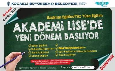 Akademi Lise’de yeni dönem kayıtları başladı