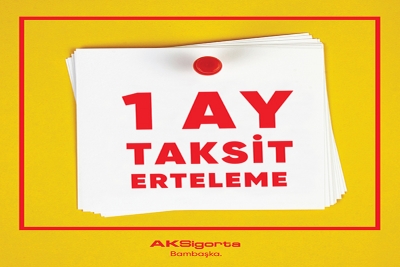 Aksigorta’da COVID-19 sebebiyle taksitlere 1 ay erteleme