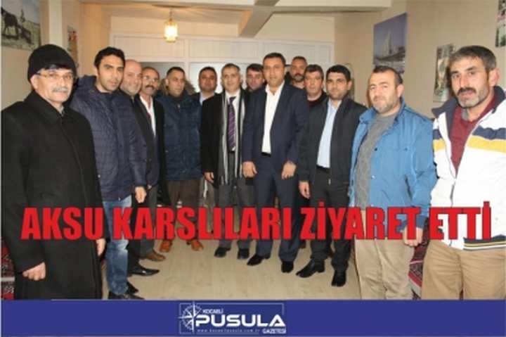 AKSU KARS’LILARI ZİYARET ETTİ