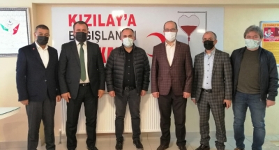 AKSU KIZILAY’I ZİYARET ETTİ