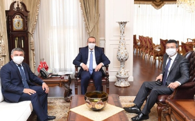 Alkan ve Şayir’den Vali Yavuz’a hayırlı olsun ziyaret