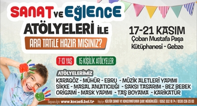 Ara tatilde çocuklara eğlenceli atölyeler