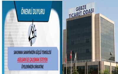 ASELSAN'IN “MİLLİLEŞTİRME” ÇALIŞMALARINDA YER ALMAK İSTEYENLERİN DİKKATİNE 