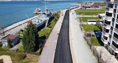 Asfalt serimine başlandı