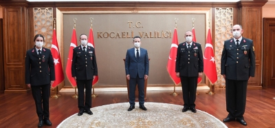 Aslan Vali Aksoy’u ziyaret etti.