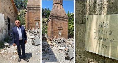 Atatürk’ün de namaz kılmıştı şimdi harabe durumda